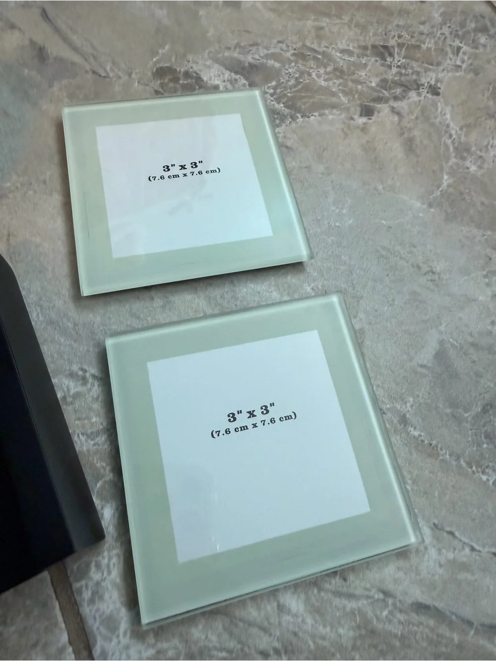Glass Photo Coaster Set of 4